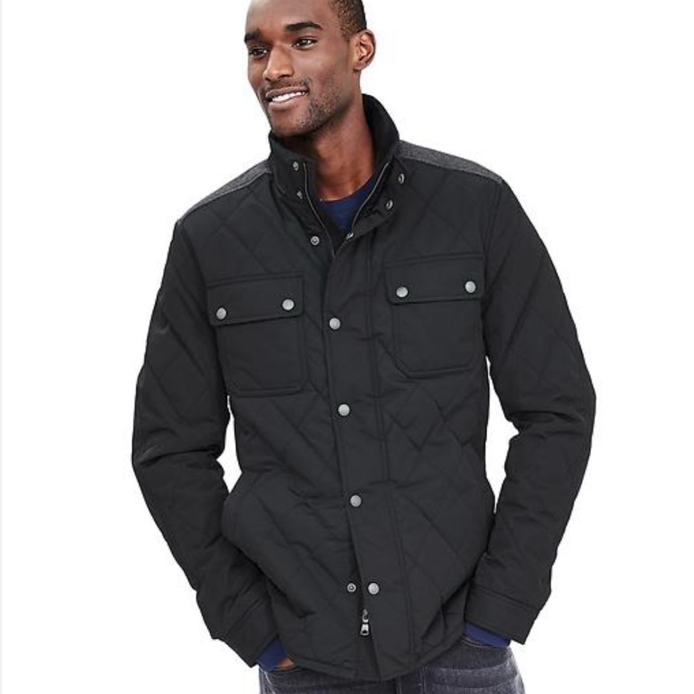 Banana Republic Quilted Four Pocket Jacket